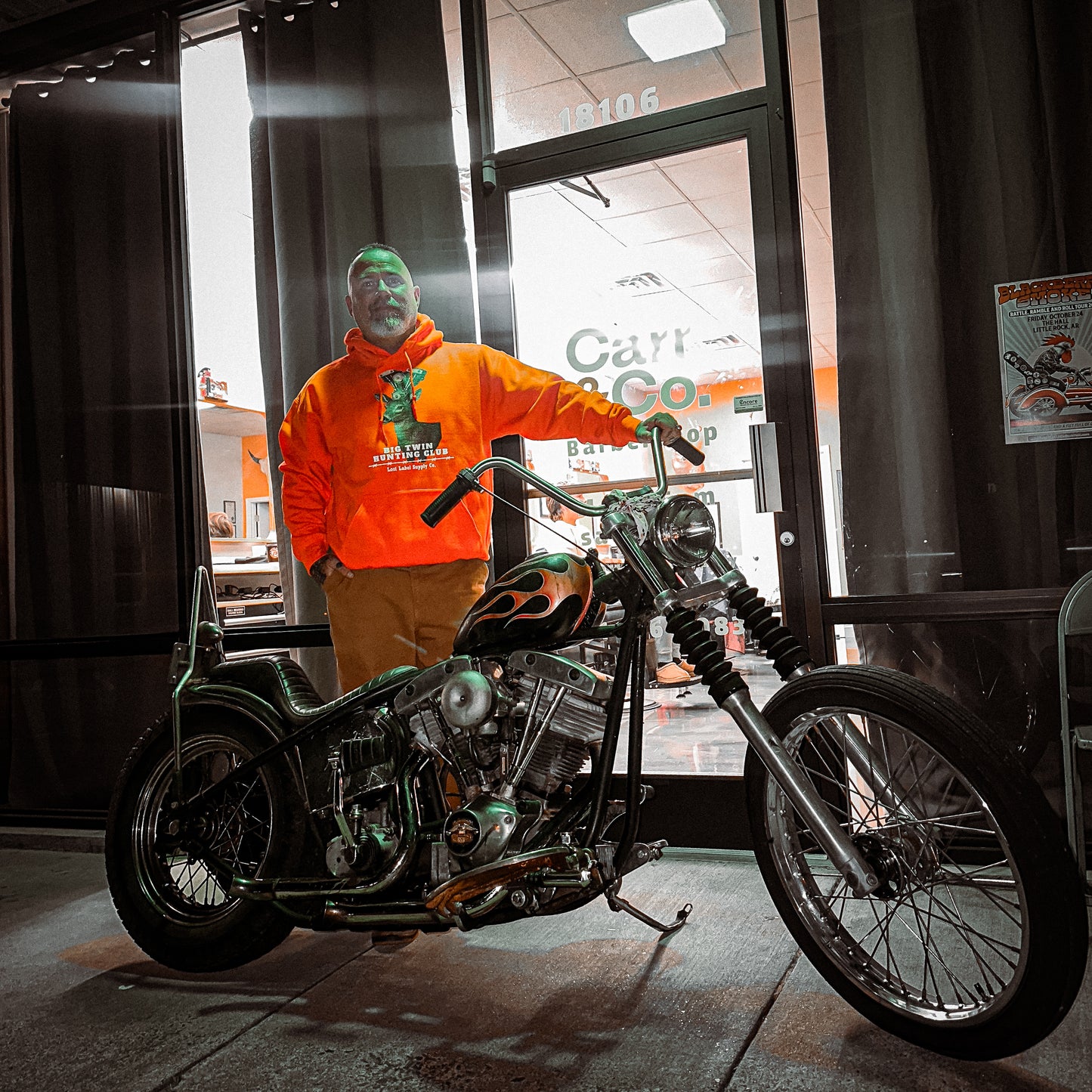 Hunting Club Hoodie (orange)